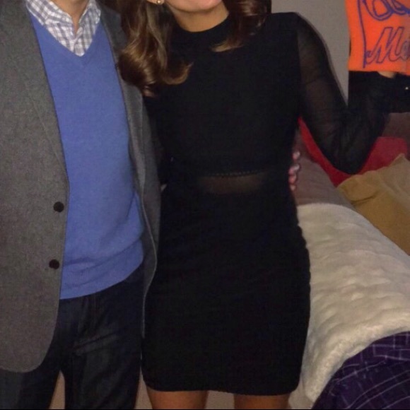 MinkPink Black Lace Dress - Picture 7 of 7